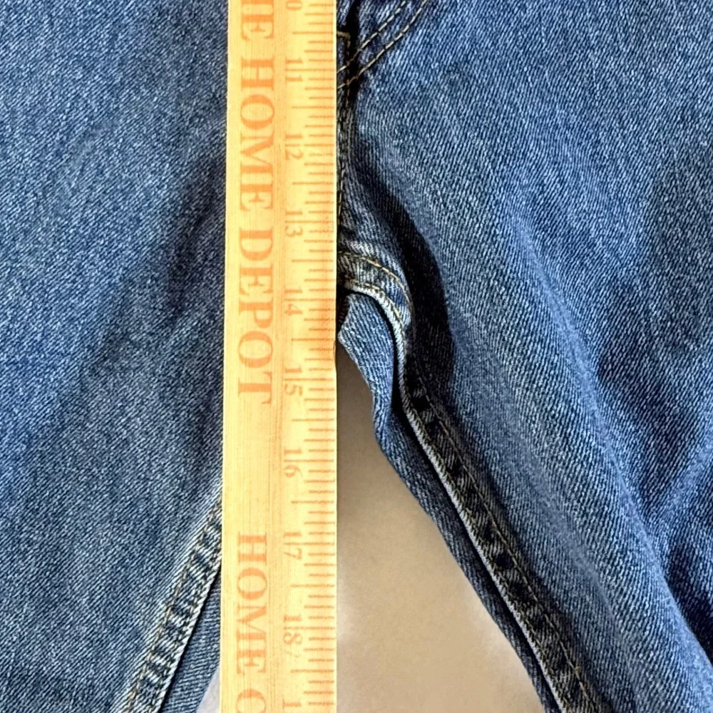 Levis 550 Relaxed Fit Jeans Mens 42x30 Tapered Leg Medium Wash Blue NEW